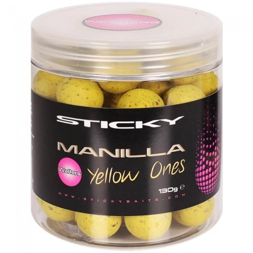 Sticky Baits Manilla Yellow Ones Wafters Kiegyensúlyozott Csalizó Bojlik (16mm)