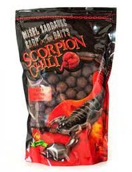 Zadravec Baits Scorpion Chili Boilies Bojli (16mm/1kg) - Chilli Liver