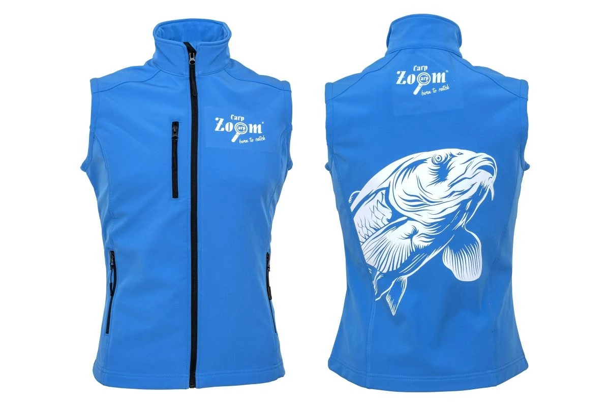 Carp Zoom Férfi Mellény Softshell (Világoskék) - S