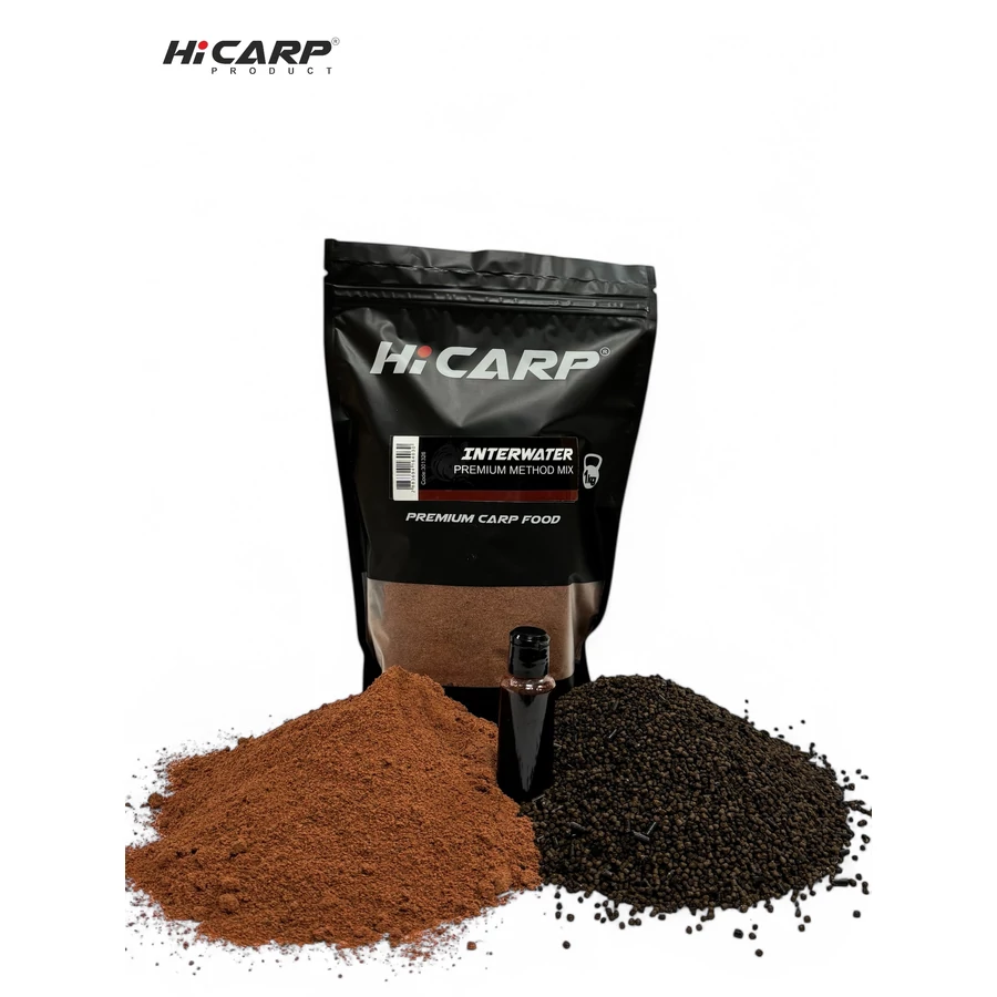 Hicarp Etetőanyag Mix 3In1 Premium Method Mix (1kg) - Interwater Fűszeres Pelletes