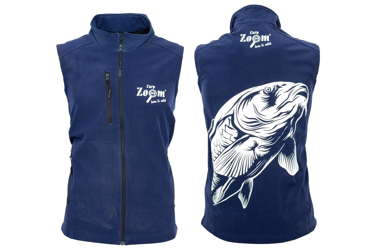 Carp Zoom Férfi Mellény Softshell (Sötétkék) 