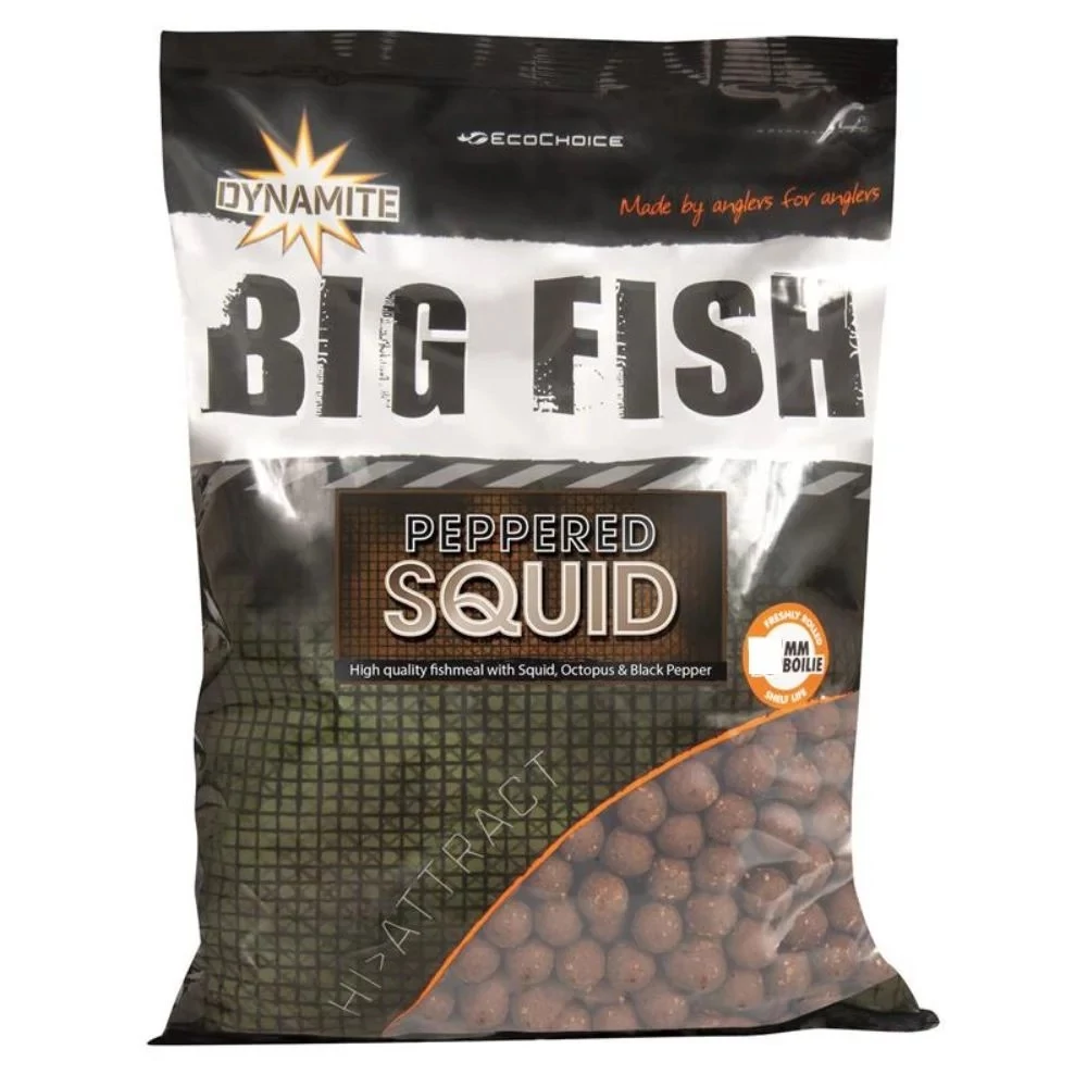 Dynamite Baits Bojli Peppered Squid (1kg)