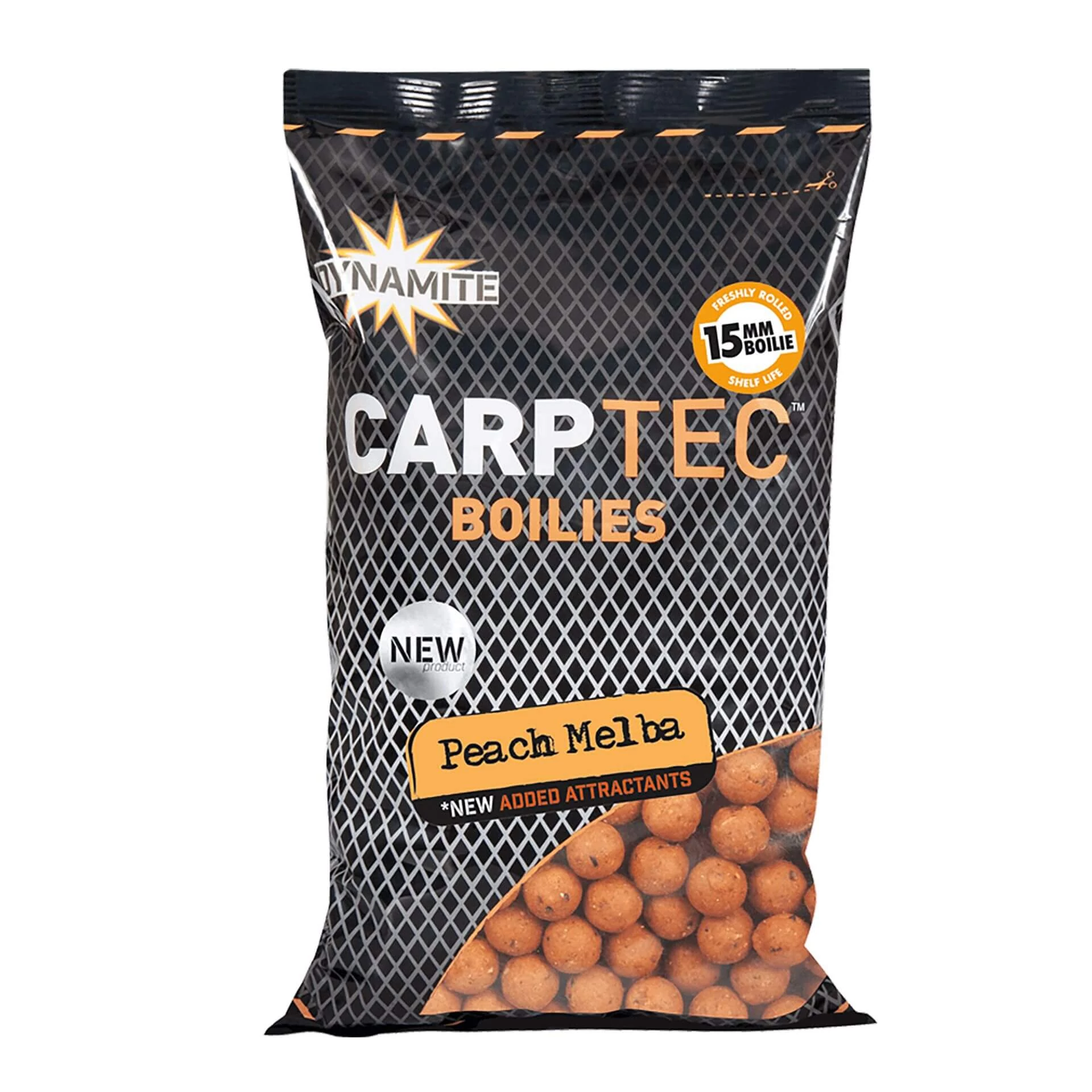 Dynamite Baits Bojli Carptec Peach Melba (1,8kg) - 20mm