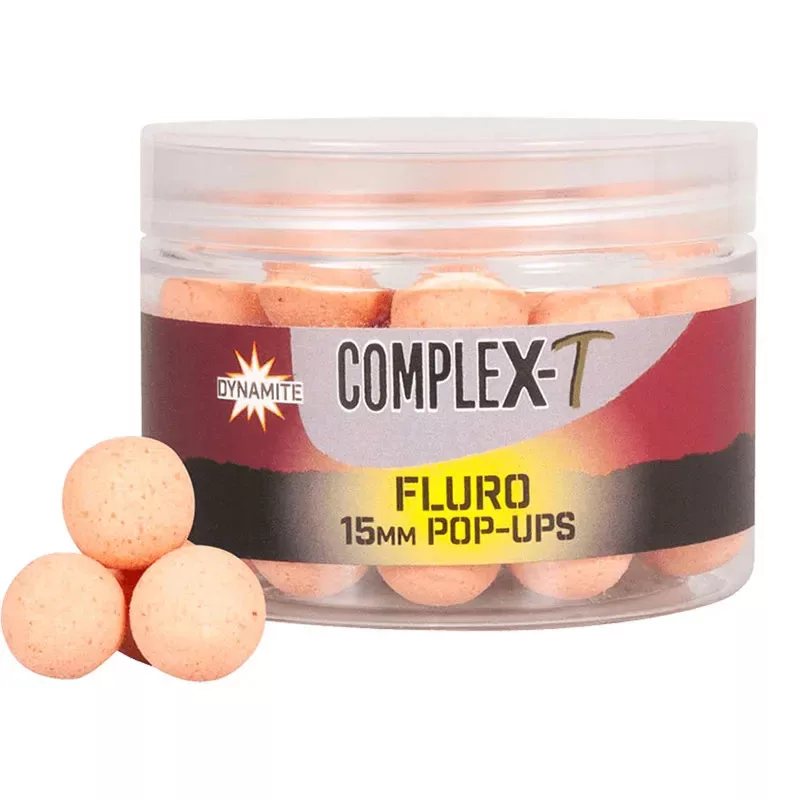 Dynamite Baits Complex-T Fluro Pop-Ups - 15mm 