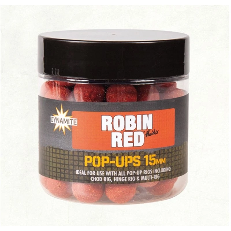 Dynamite Baits Robin Red Fluro Pop-Ups - 15mm 