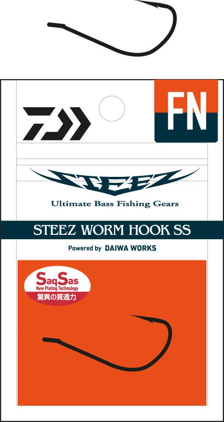 Daiwa Szakállas Horog Steez Worm Hook SS FN