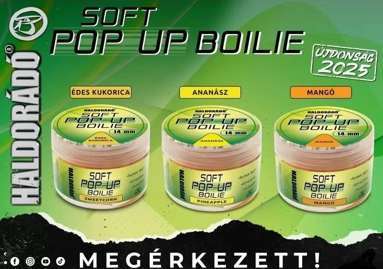 Haldorádó Super Soft Pop Up Boilie (14mm)