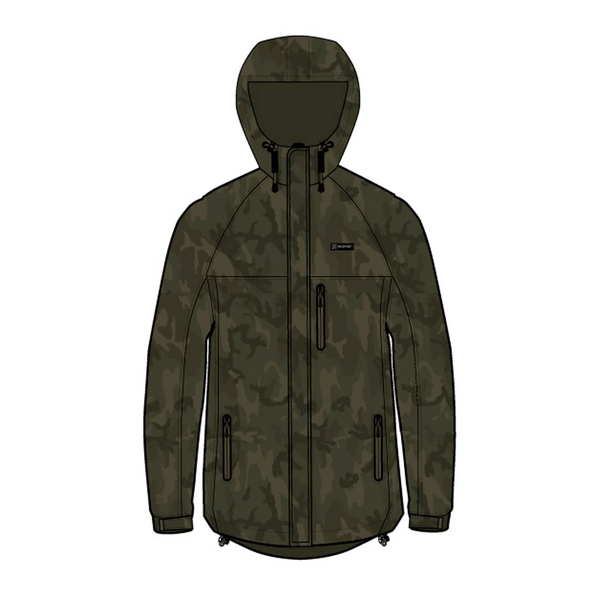 Sonik Kabát Heavy Weight Padded Jacket Camo