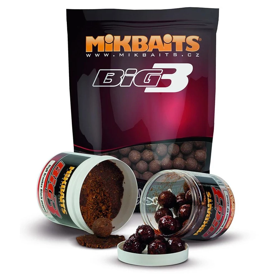 Mikbaits BiG Bojli BigB Peach Black Pepper (1kg)