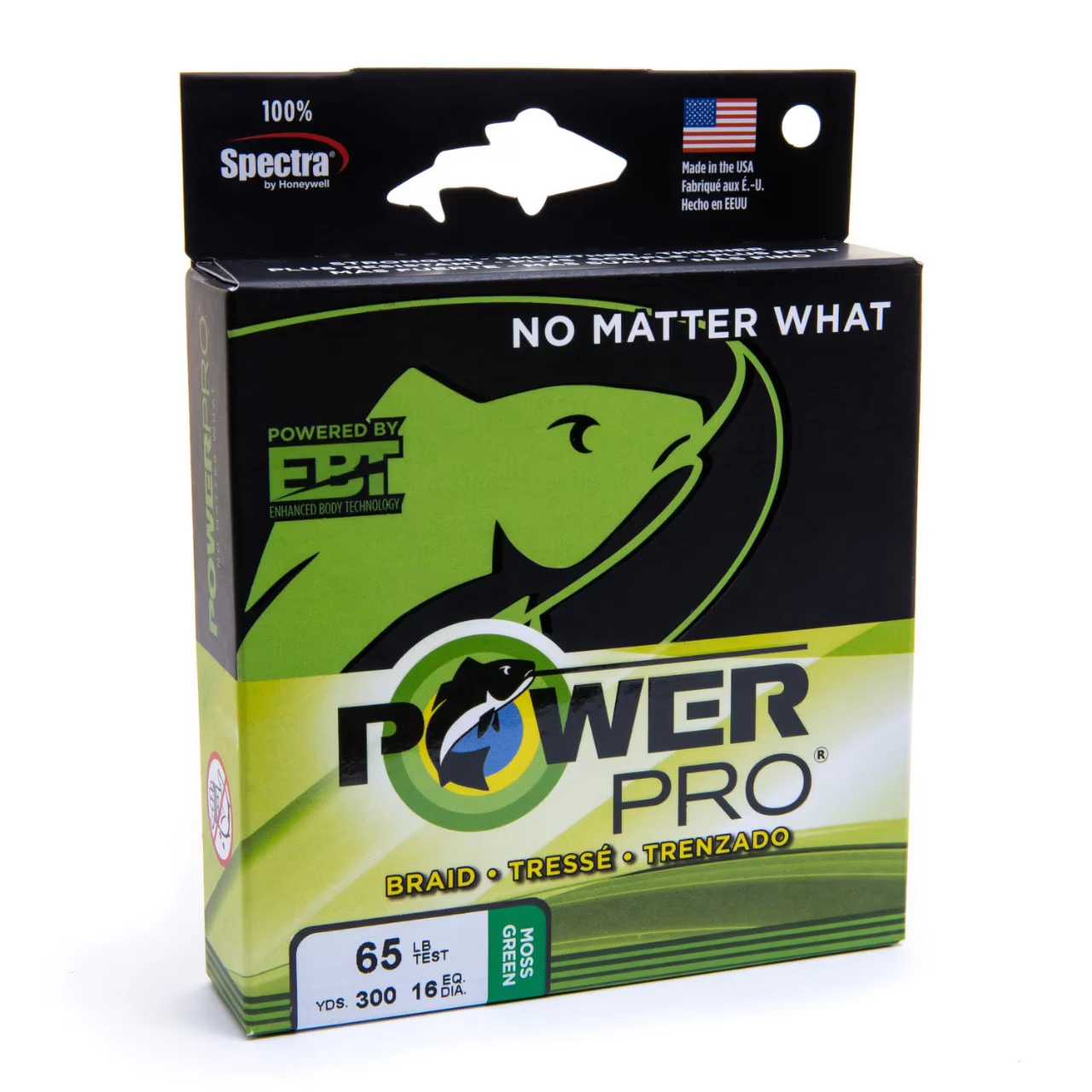PowerPro Fonott Zsinór Braided Line Hi-Vis Yellow (135m)