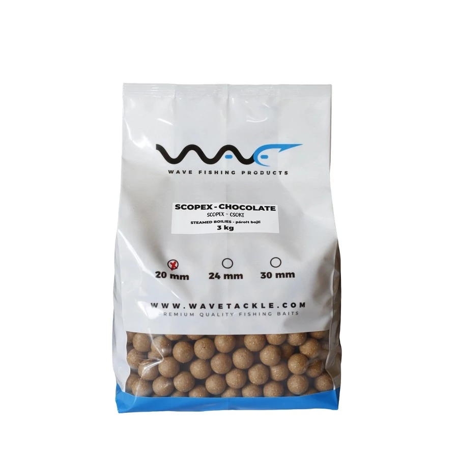 Wave Product Párolt Bojli Scopex-Csokoládé (3kg)