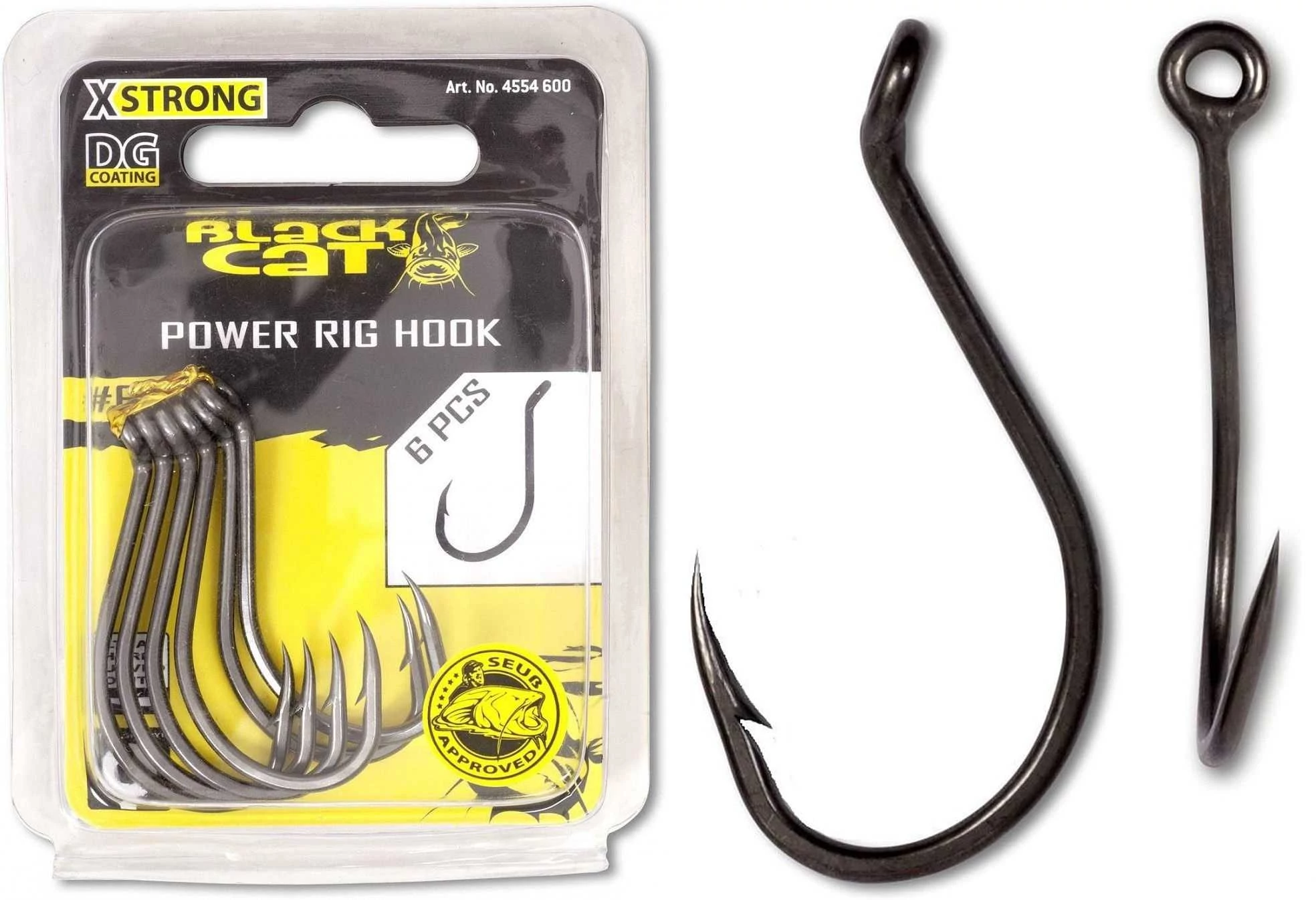 Black Cat Harcsázó Horog Power Rig Hook