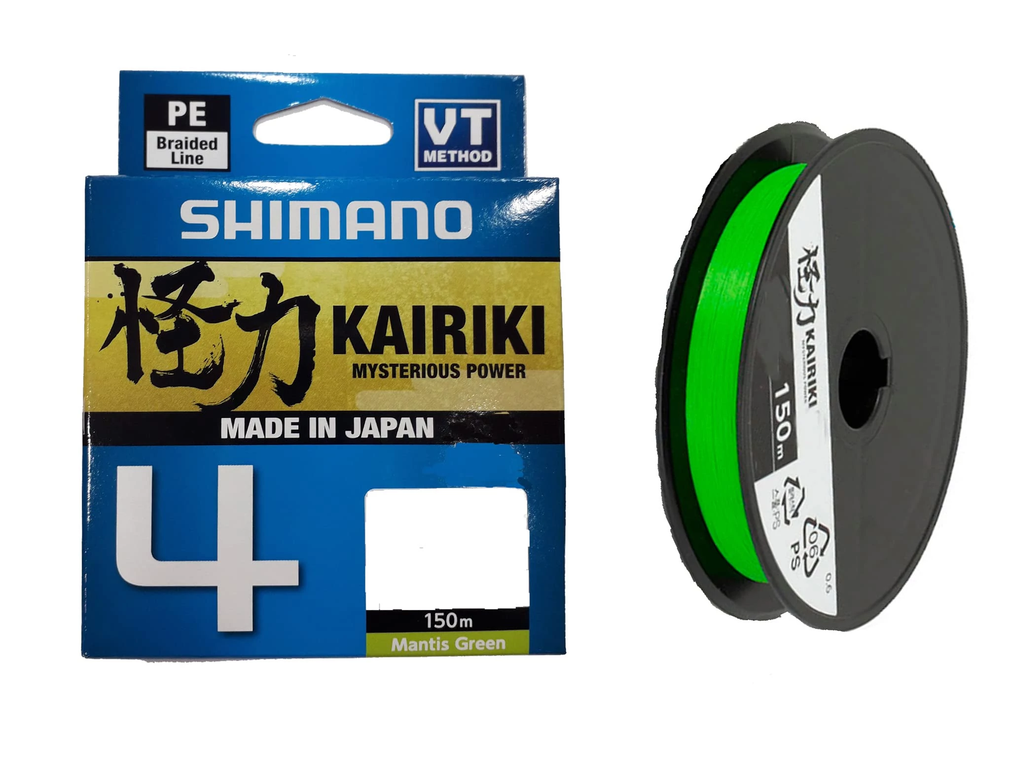 Shimano Fonott Zsinór Kairiki 4 Mantis Green (150m)