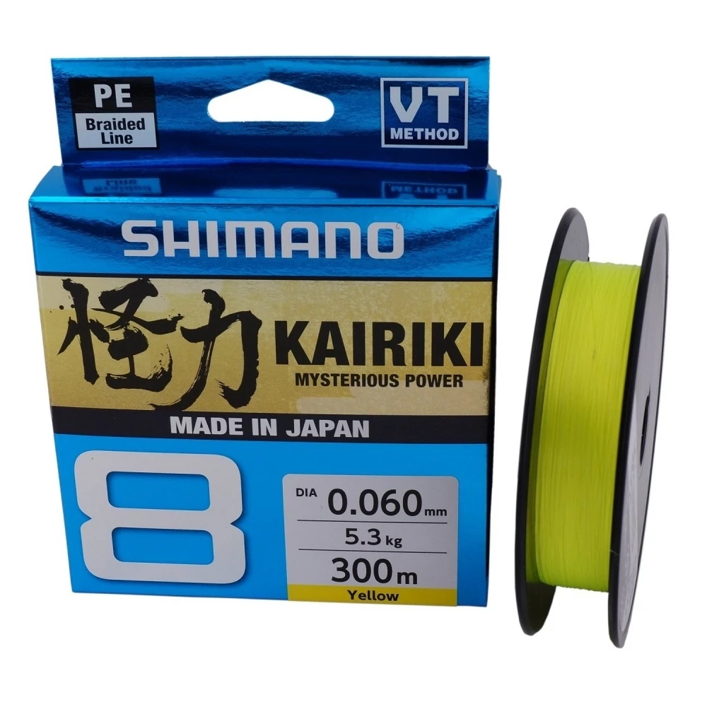 Shimano Fonott Zsinór Kairiki 8 Yellow (150m)